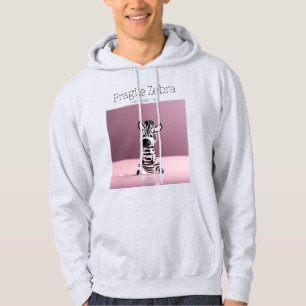 Fragile Zebra: Handle with Care Hoodie