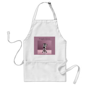 Fragile Zebra: Handle with Care Standard Apron