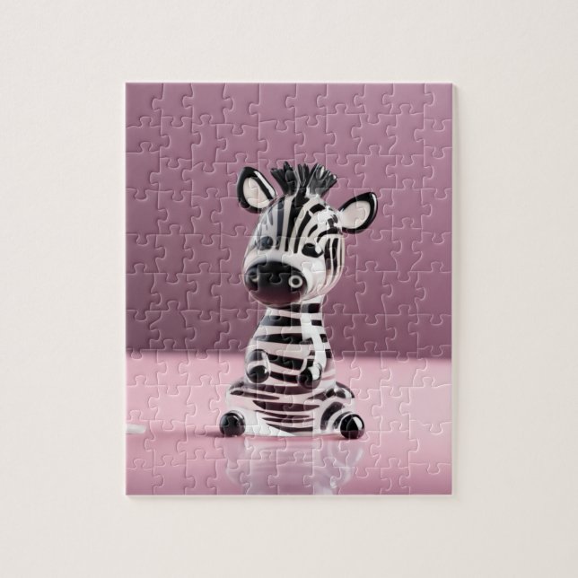 Fragile Zebra Jigsaw Puzzle (Vertical)