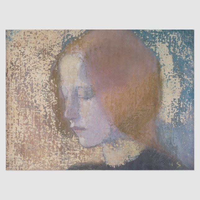 Fragment by Helene Schjerfbeck Tissue Paper (Front)