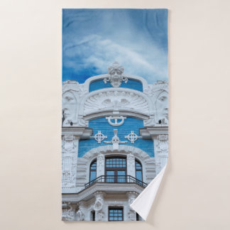 Fragment of Art Nouveau style (Jugenstil). The arc Bath Towel