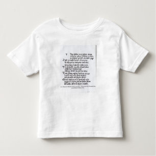 Fragment of Dante's  'Divina Commedia' Toddler T-Shirt