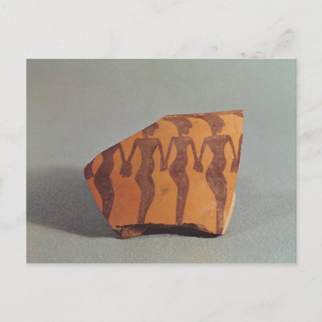 Fragment of pottery postcard (Front)