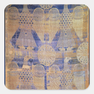 Fragment of the 'Shroud of St. Germain' Square Sticker