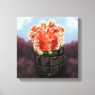 Fragmentary Cactus Canvas Print