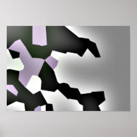 "Fragmented Dream" Digital Abstract Art