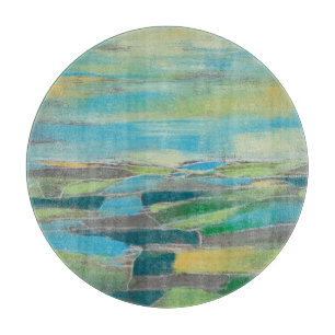 Fragmented Field I Cutting Board