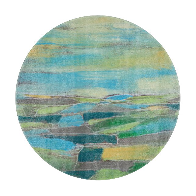 Fragmented Field I Cutting Board (Front)