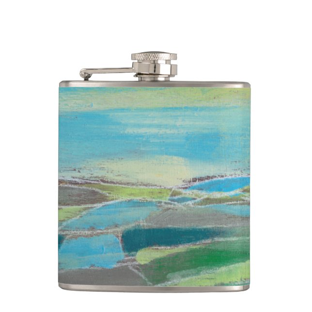 Fragmented Field I Hip Flask (Front)