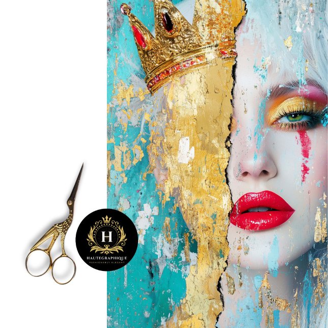 Fragmented Queen Abstract Art Decoupage Tissue Paper (Creator Uploaded)