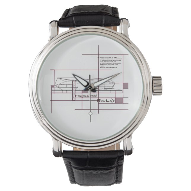 Fragmented Reality – Architectural Expression Watch (Front)