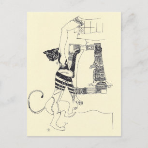 Fragments d'Arts 4 Surrealist Drawing Postcard