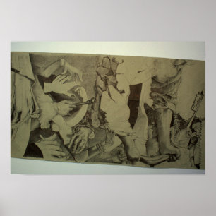 Fragments d'Arts Detail Roll by Pascale Baud Poster