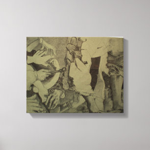 Fragments d'Arts Roll Detail by P Baud Canvas Print
