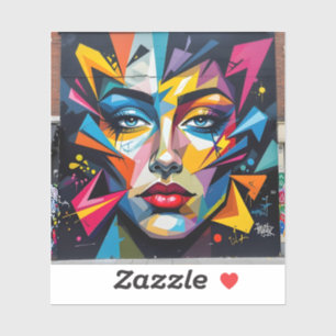 Fragments Of Identity – Abstract Portrait Square