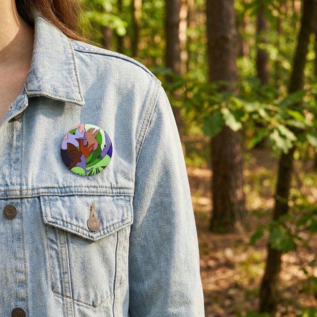 Fragments of Time 6 Cm Round Badge (Creator Uploaded)