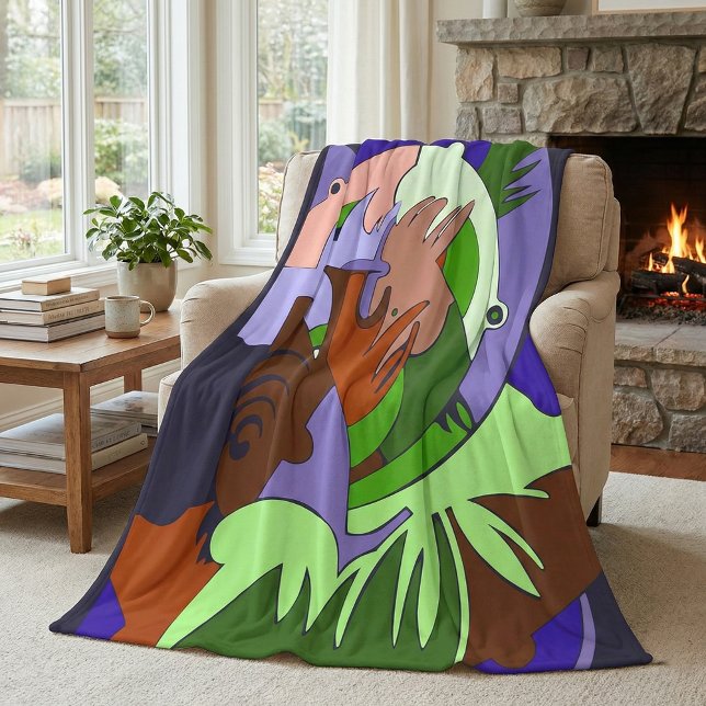 Fragments of Time Fleece Blanket (Creator Uploaded)