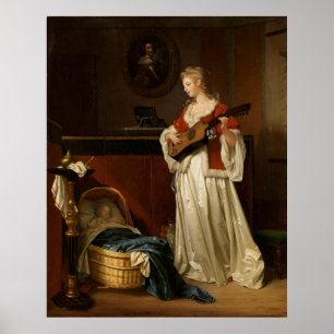 Fragonard & Gérard Sleeping Child Art Print