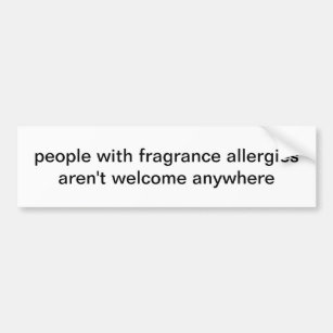 fragrance allergies sticker