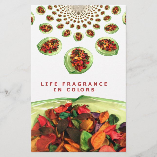 Fragrance of Life: Potpourri Inspirational Message (Front)