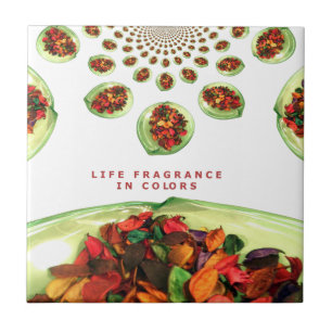 Fragrance of Life: Potpourri Inspirational Message Tile