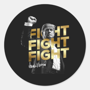 Fragrance Support Perfume 2025 Donald Trump Classic Round Sticker