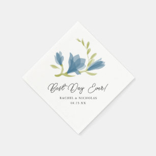 Fragrant Freesia Petals   Best Day Ever! Napkin