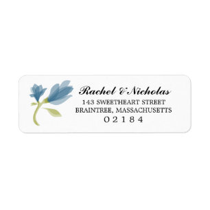 Fragrant Freesia Petals   Return Address Label