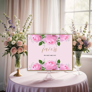 Fragrant Pink Roses, Party Favours Poster