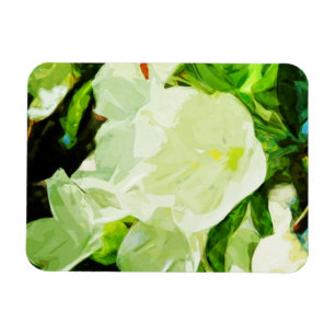 Fragrant Spring Apple Blossoms Abstract Magnet