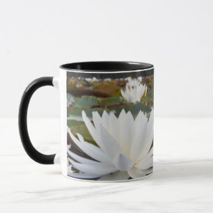 Fragrant Water Lily (Nymphaea Odorata) On Caddo Mug