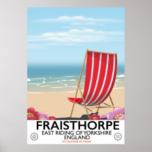 Fraisthorpe East Riding of Yorkshire, England. Poster