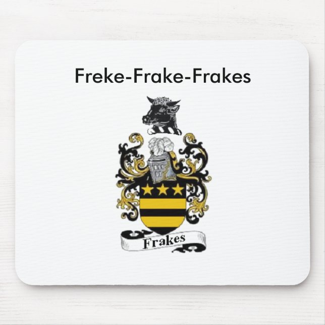 Frakes Coat of Arms Mouse Pad (Front)