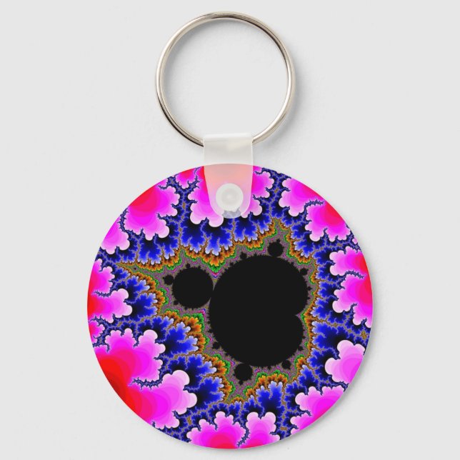 Fraktal Apfelmännchen mandelbrot set Key Ring (Front)