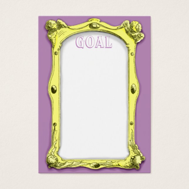 Frame Goal Card (Front)