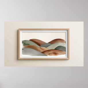 Frame tv design poster