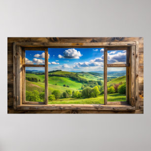 Frame tv design poster