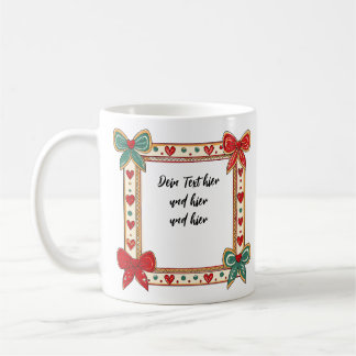 Frame & Wish Text - 5 colors customizable Coffee Mug
