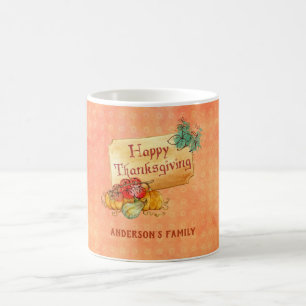 Frame With Autumn Fruits Coffee Mug