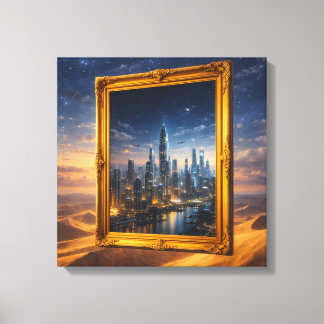 Frame Without a Painting Canvas Print