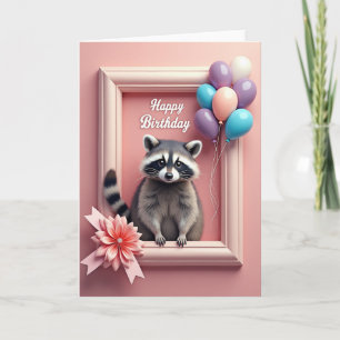 Framed Animal Birthday Card
