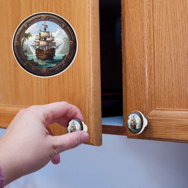 Framed Battleship  Ceramic Knob (Creator Uploaded)