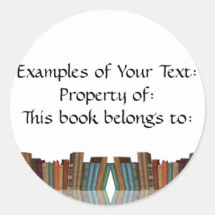 Framed Book Sticker