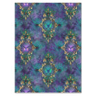 Framed Butterflies and Peacock Feathers Decoupage