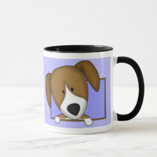 Framed Cartoon Beagle Mug