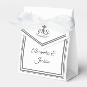 Framed Catholic Bible Verse Wedding  Favour Box