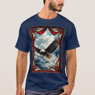 Framed Eagle in Flight T-Shirt