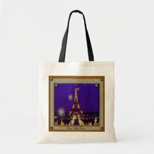 Framed Eiffel Tower Tote Bag