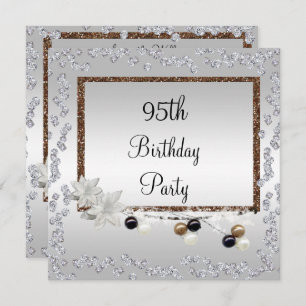 Framed Elegance 95th Birthday Invitation