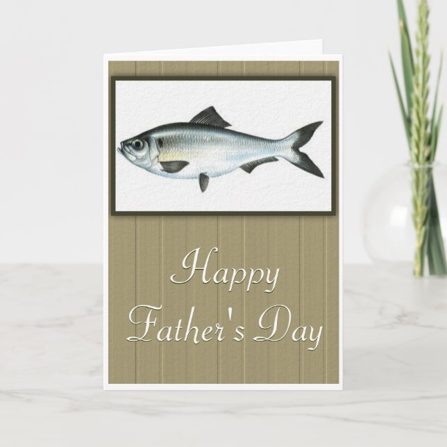 Framed Fish Happy Father's Day Greeting Card 3 (Front)